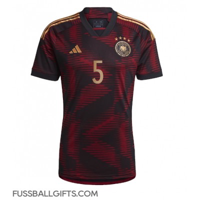 Deutschland Thilo Kehrer #5 Fußballbekleidung Auswärtstrikot WM 2022 Kurzarm